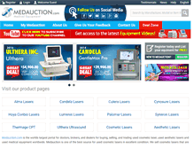 Tablet Screenshot of medauction.com